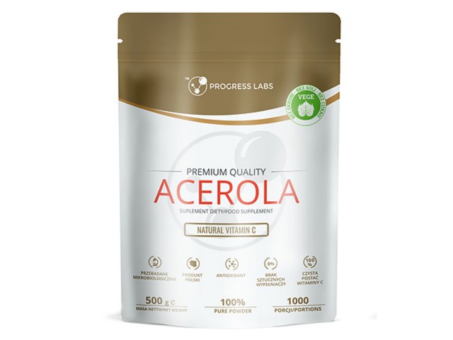 Acerola Natural Vitamin C interakcje ulotka proszek  500 g