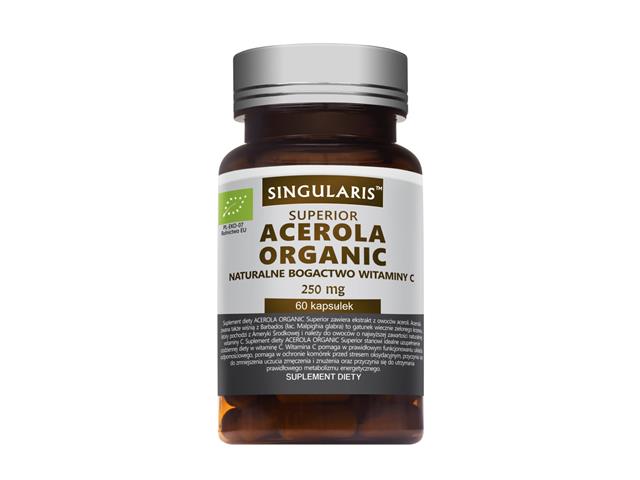 Acerola Organic Singularis Superior interakcje ulotka kapsułki  60 kaps.