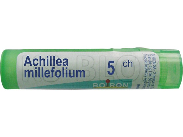 Achillea Millefolium 5 CH interakcje ulotka granulki  4 g