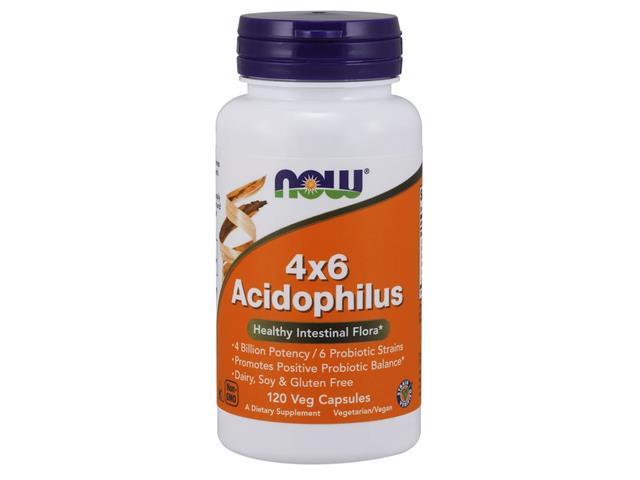 Acidophilus 4x6 interakcje ulotka kapsułki wegetariańskie - 120 kaps.