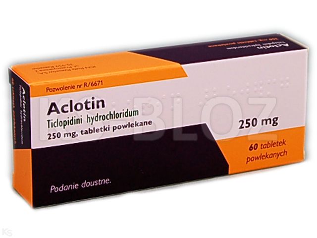 Aclotin interakcje ulotka tabletki powlekane 250 mg 60 tabl. | 3 blist.po 20 szt.