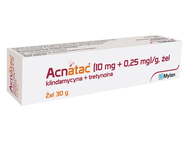 Acnatac interakcje ulotka żel (10mg+250mcg)/g 30 g | tuba