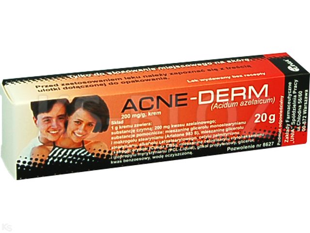 Acne-Derm interakcje ulotka krem 200 mg/g 20 g