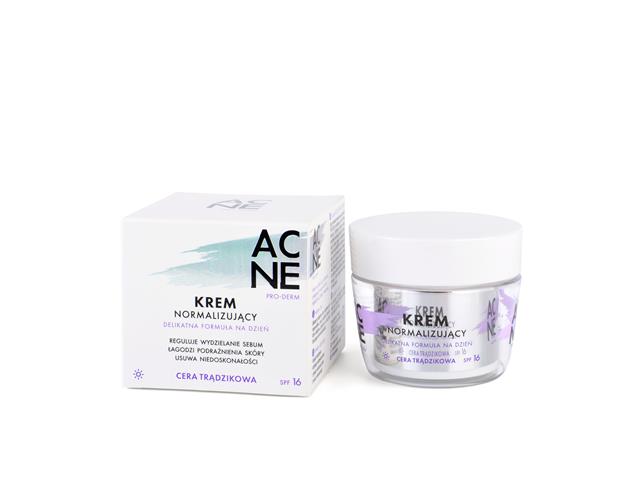 ACNE PRO-DERM Krem normalizujący na dzień interakcje ulotka krem - 50 ml