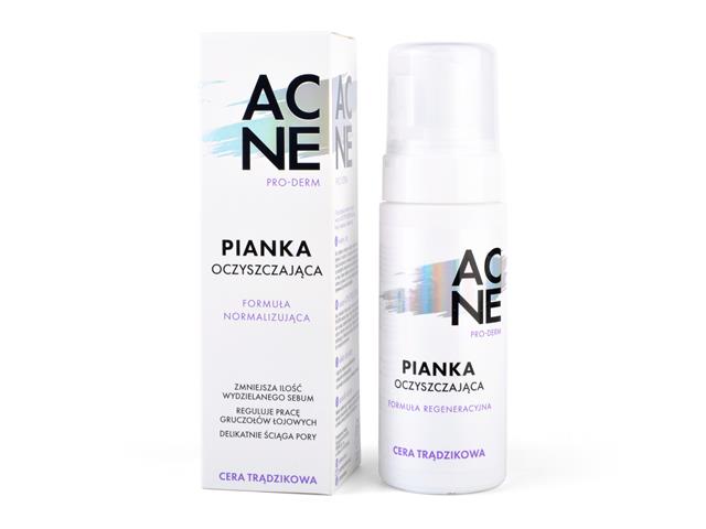 ACNE PRO-DERM Pianka oczyszczająca interakcje ulotka pianka  150 ml