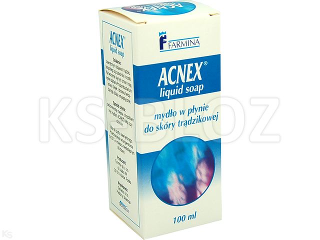 Acnex Mydło w płynie do cery trądzikowej interakcje ulotka mydło płynne - 100 ml