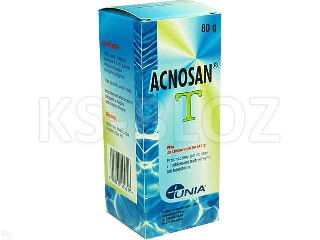 Acnosan T Płyn interakcje ulotka płyn - 80 g