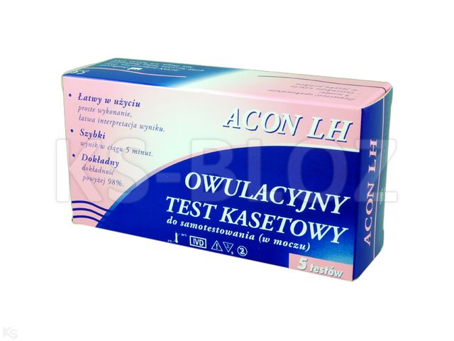 Acon Lm Test owulacyjny interakcje ulotka   5 szt.