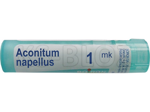 Aconitum Napellus 1 MK interakcje ulotka granulki - 4 g
