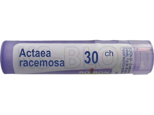 Actaea Racemosa 30 CH interakcje ulotka granulki  4 g