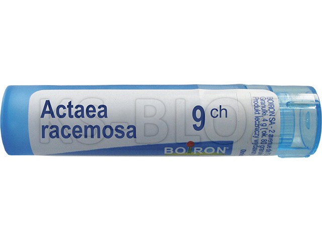 Actaea Racemosa 9 CH interakcje ulotka granulki  4 g