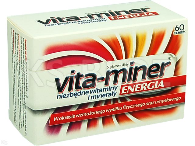 Acti Vita-Miner Energia interakcje ulotka tabletki  60 tabl.