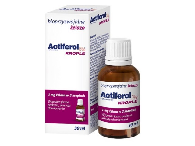 Actiferol Fe Krople interakcje ulotka zawiesina doustna - 30 ml