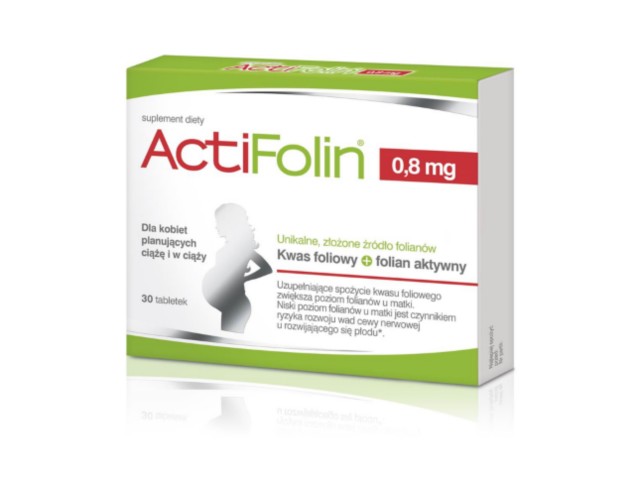 Actiflorin 0,8 mg interakcje ulotka tabletki  30 tabl.