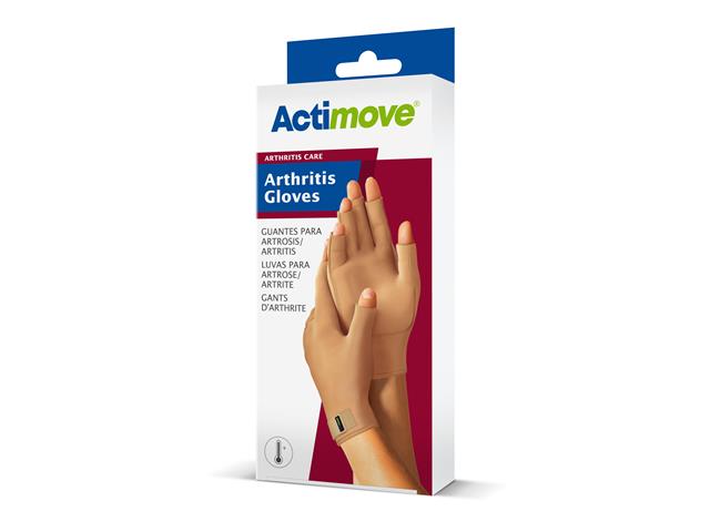 Actimove Arthritis Gloves Rękawiczki dla osób z zapaleniem stawów beige M interakcje ulotka rękawice  1 op.