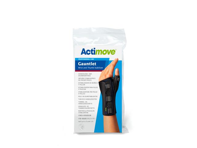 Actimove Gauntlet Wrist And Thumb Stabilizer Orteza stabilizująca nadgarstek i kciuk black L interakcje ulotka orteza  1 szt.