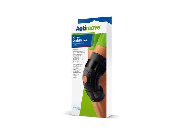 Actimove Knee Stabilizer Adjustable Horseshoe And Stays Orteza stawu kolanowego black M interakcje ulotka orteza  1 szt.