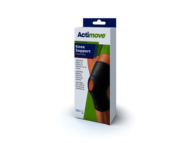 Actimove Knee Support Open Patella Orteza stawu kolanowego black L interakcje ulotka   1 szt.