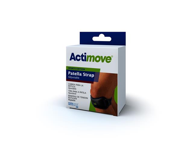 Actimove Patella Strap Adjustable Opaska podrzepkowa black universal interakcje ulotka   1 szt.