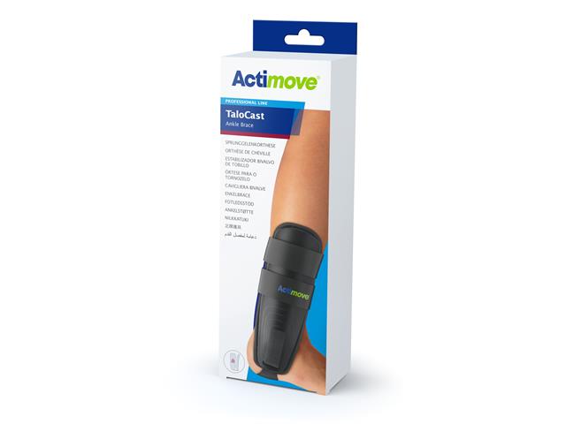 ACTIMOVE TALOCAST Orteza stawu skokowego BLACK L/XL interakcje ulotka   1 szt.