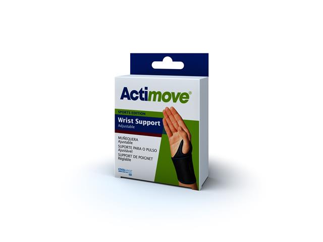 Actimove Wrist Support Adjustable Stabilizator nadgarstka black universal interakcje ulotka   1 szt.