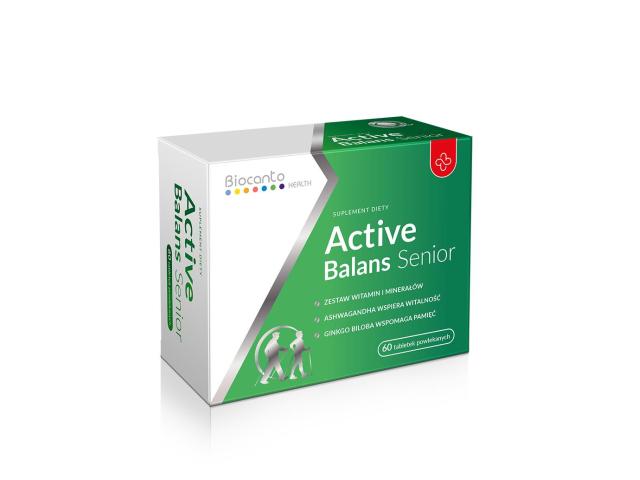 Active Balans Senior interakcje ulotka tabletki powlekane  60 tabl.