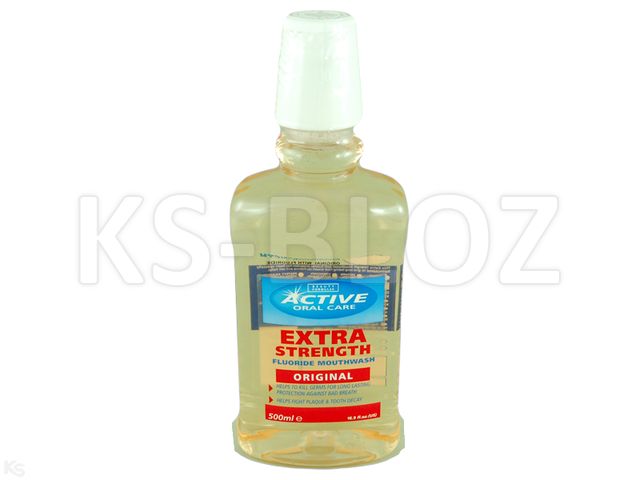 Active Extra Mocny Oryginalny Płyn do płukania ust interakcje ulotka   500 ml