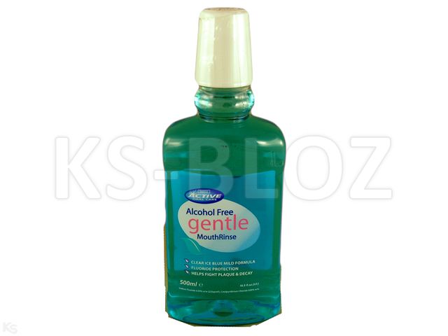 Active Gentle Blue Płyn do płukania ust bezalkoholowy interakcje ulotka   500 ml