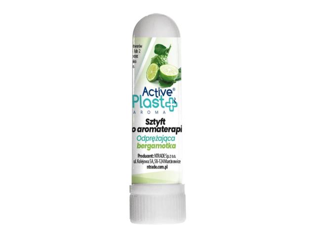 Active Plast Aromatix Aroma Sztyft do aromaterapii odprężająca bergamotka interakcje ulotka sztyft - 1 szt.