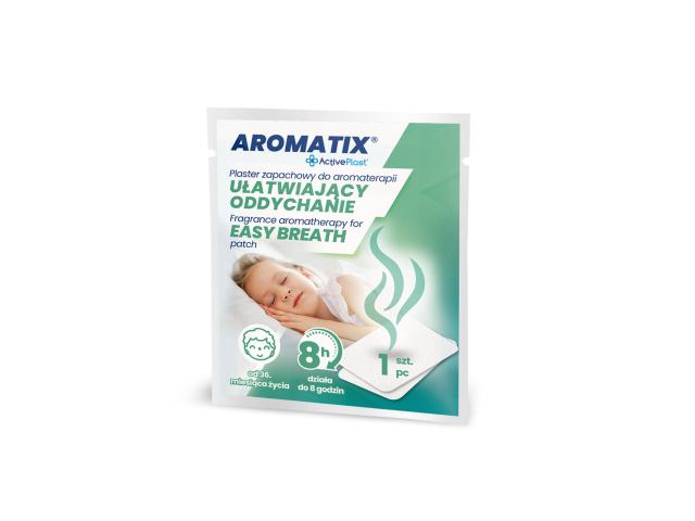ActivePlast Aromatix Plastry do aromaterapii ułatwiające oddychanie zapachowe 36 m+ interakcje ulotka plaster - 5 szt.