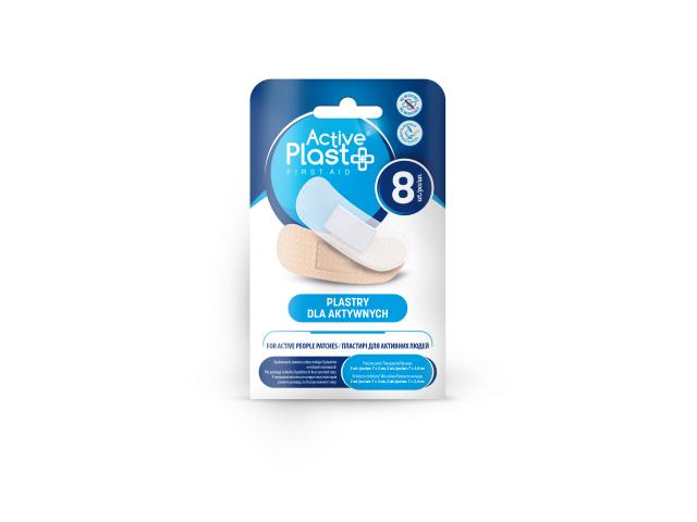 ActivePlast Plastry dla aktywnych interakcje ulotka plaster - 8 szt.