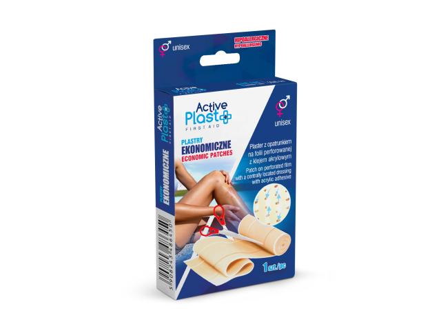 ActivePlast Plastry ekonomiczne 50 x 6 cm interakcje ulotka plaster - 1 szt.