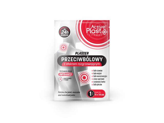 ActivePlast Thermal Plaster przeciwbólowy na bóle stawów, mięśni i menstruacyjne interakcje ulotka plaster  1 szt.