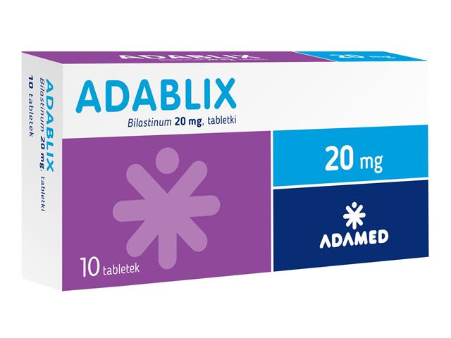 Adablix interakcje ulotka tabletki 20 mg 10 tabl.