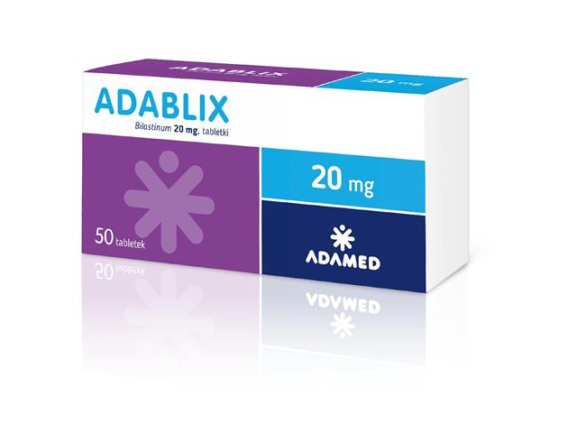 Adablix interakcje ulotka tabletki 20 mg 50 tabl.