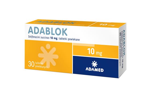 Adablok interakcje ulotka tabletki powlekane 10 mg 30 tabl. | PCW/PVDC/Alu