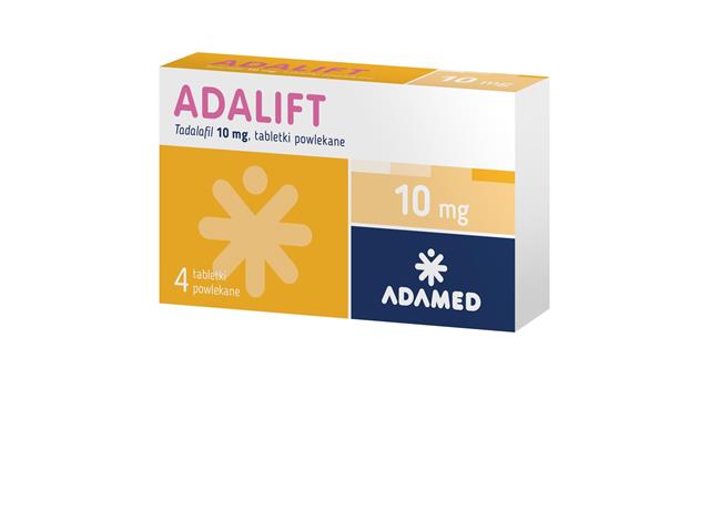 Adalift interakcje ulotka tabletki powlekane 10 mg 4 tabl.