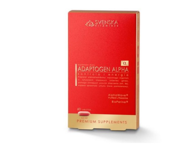 Adaptogen Alpha interakcje ulotka tabletki  60 tabl. (2 blist. po 30 tabl.)