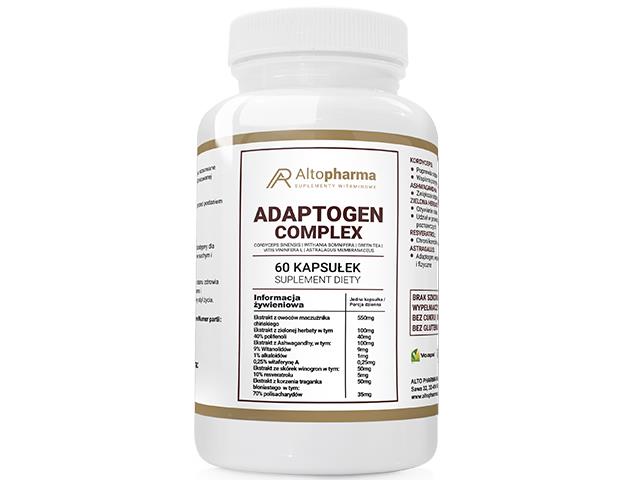 Adaptogen Complex interakcje ulotka kapsułki - 60 kaps.