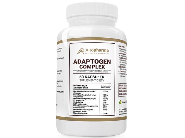 Adaptogen Complex interakcje ulotka kapsułki  60 kaps.