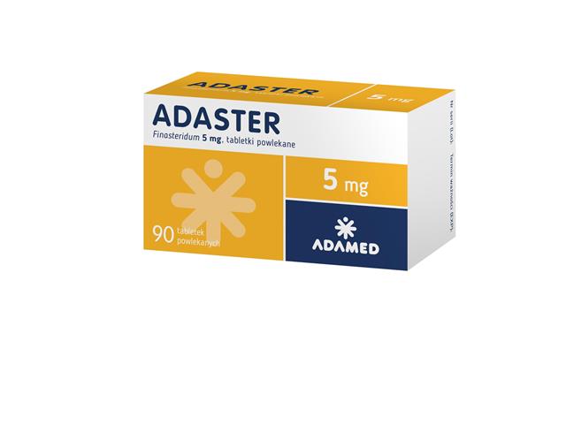 Adaster interakcje ulotka tabletki powlekane 5 mg 