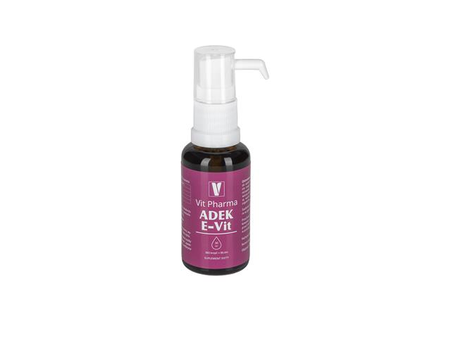 ADEK E-Vit interakcje ulotka krople - 30 ml