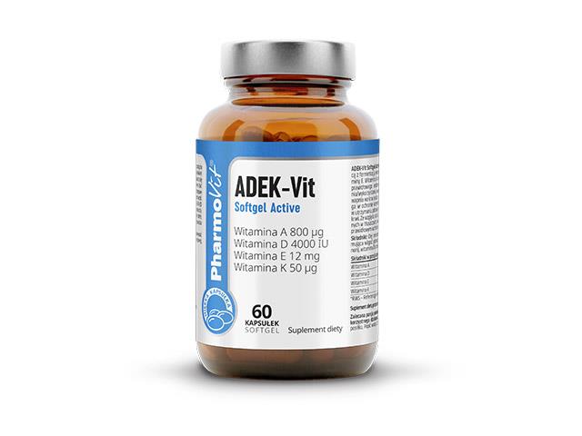 ADEK-Vit Softgel Active Pharmovit interakcje ulotka kapsułki miękkie  60 kaps.