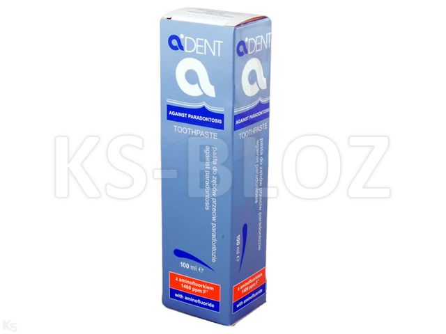 Adent Pasta do mycia zębów przeciw paradontozie interakcje ulotka  - 100 ml