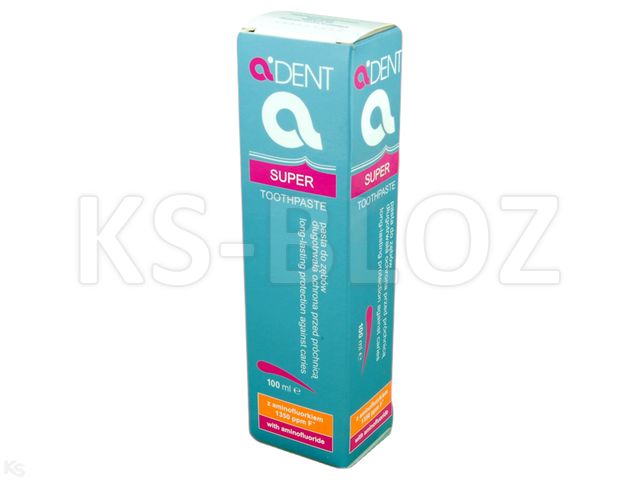 Adent Super Pasta do mycia zębów interakcje ulotka  - 100 ml