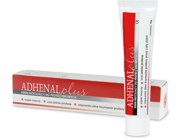 ADHENAL PLUS Krem do protez interakcje ulotka krem - 40 g