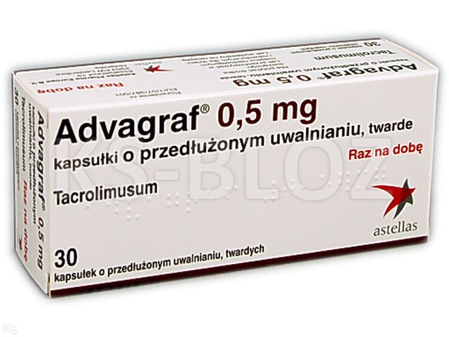 Advagraf interakcje ulotka kapsułki o przedłużonym uwalnianiu twarde 500 mcg 30 kaps.