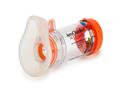 Aerochamber Plus Flow Vu Komora inhalacyjna z małą maską 0-18 miesięcy interakcje ulotka urządzenie  1 szt.