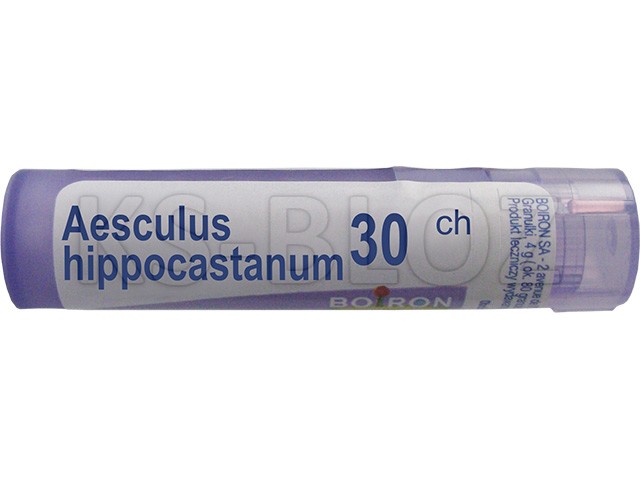 Aesculus Hippocastanum 30 CH interakcje ulotka granulki  4 g