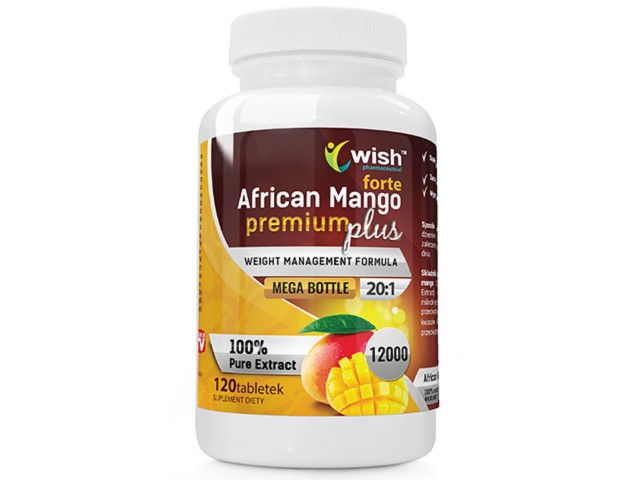 Afican Mango Forte interakcje ulotka tabletki - 120 tabl.